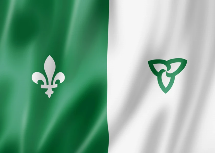 Drapeau franco-ontarien