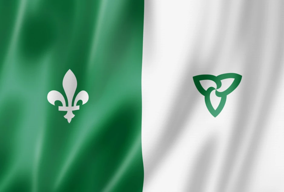 Drapeau franco-ontarien